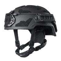 Кевларовый шлем ARCH High Cut Черный ТМ Combatant