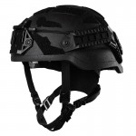 Кевларовый шлем ARCH Middle Cut Черный ТМ Combatant