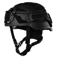 Кевларовый шлем ARCH Middle Cut Черный ТМ Combatant