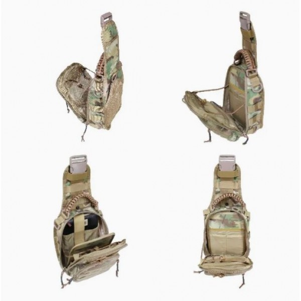 Сумка тактична наплічна Silver Knight із системою Molle 031 Мультикам - 3592890 Сумка тактична наплічна Silver Knight із системою Molle 031 Мультикам - 3592890