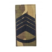 Погон на липучке Главный мастер-сержант ВСУ Мультикам (размер 5х10 см)