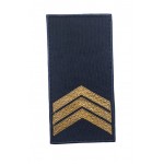 Погон на липучке НГУ Сержант Темно-синий (размер 5х10 см)