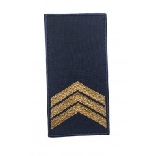 Погон на липучке НГУ Сержант Темно-синий (размер 5х10 см)
