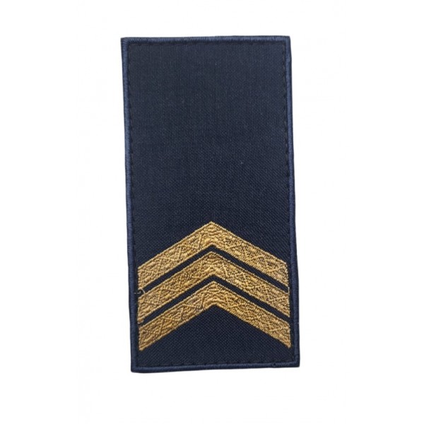 Погон на липучці НГУ Сержант Темно-синій (розмір 5х10 см) - 3592990