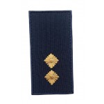 Погон на липучке НГУ Лейтенант Темно-синий (размер 5х10 см)