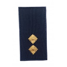 Погон на липучке НГУ Лейтенант Темно-синий (размер 5х10 см)