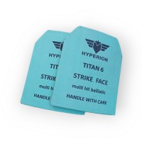 Комплект бронеплит титано-керамічних Hyperion Safari Defense 6 клас захисту (розмір 285х350 мм) XL