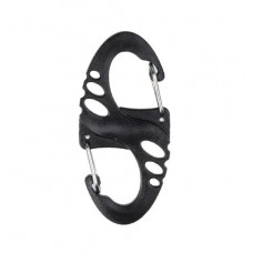 Карабин тактический S-образный (упаковка 10 шт) Mil-Tec Германия Black