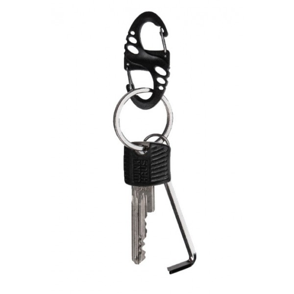 Карабин тактический S-образный (упаковка 10 шт) Mil-Tec Германия Black - 3593050