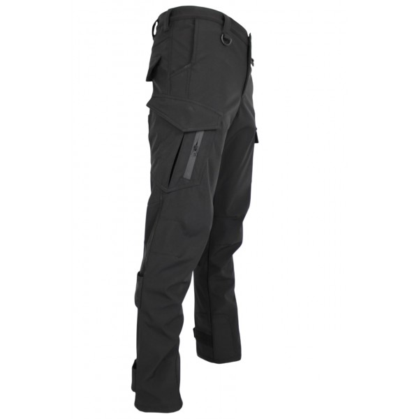 Штани тактичні Cold Strike Soft Shell Чорні Pancer - 3593081