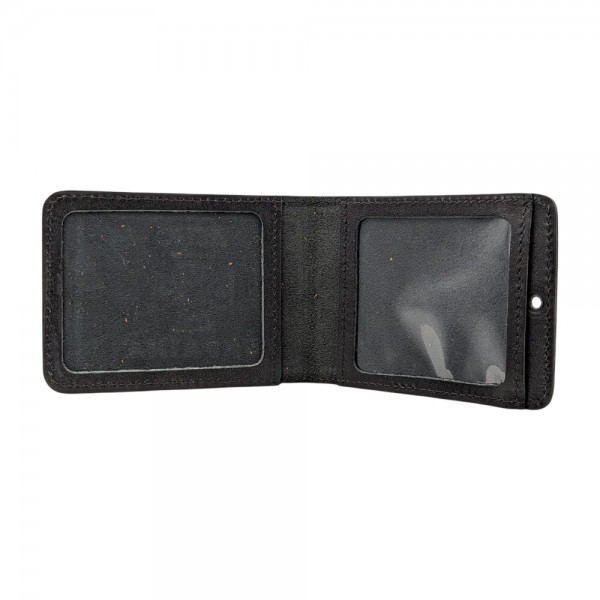 Обкладинка для посвідчення шкіряна Національна Гвардія України Чорна - 3593113