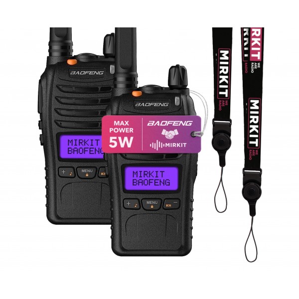 Рация Baofeng BF-E88 комплект 2шт PMR446 1200 мАч - 3593152