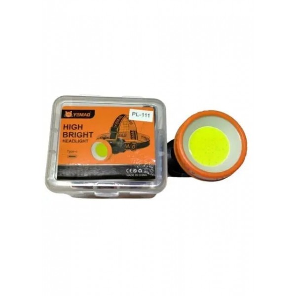 Ліхтарик налобний YM-308 з білим та червоним світлом PL-111 Круглий - 3593153