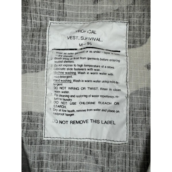 Вінтажний камуфляжний жилет M-95 Tropical - 3593247