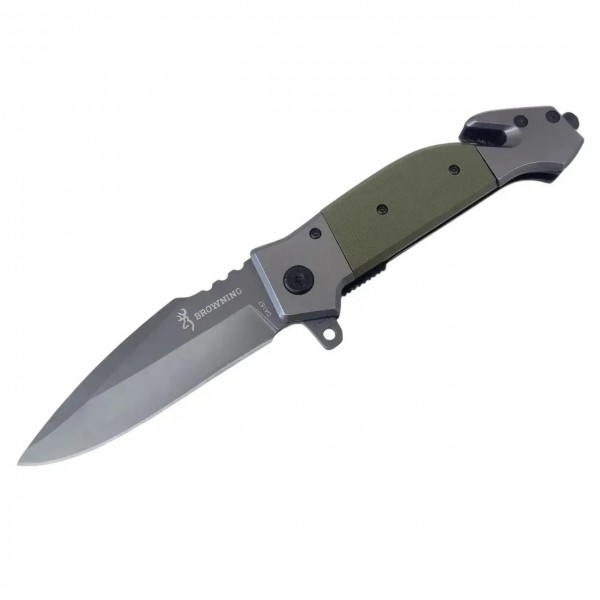 Ніж складний Browning DA167BK Olive - 3593288