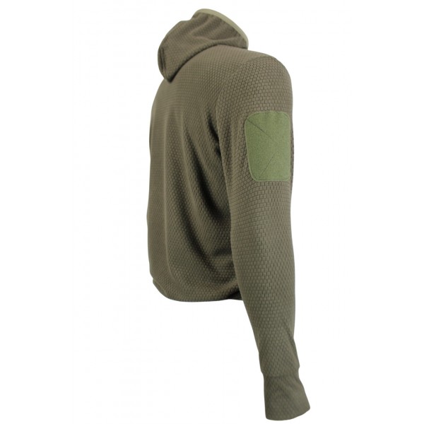 Кофта тактична флісова з капюшоном Grid Fleece Olive Pancer - 3593308 Кофта тактична флісова з капюшоном Grid Fleece Olive Pancer - 3593308