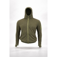 Кофта тактическая флисовая с капюшоном Grid Fleece Olive Pancer