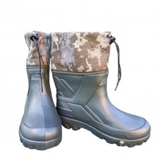 Напівчоботи чоловічі гумові зимові Payas Хакі-піксель