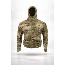 Кофта тактическая флисовая с капюшоном Grid Fleece Multicam Pancer