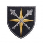 Шеврон Головне оперативне управління Чорний (розмір 7х8 см)