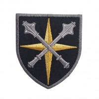 Шеврон Головне оперативне управління Чорний (розмір 7х8 см)