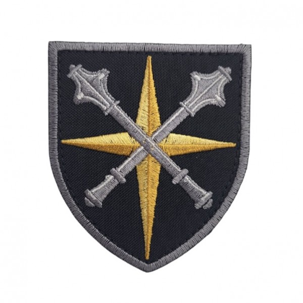 Шеврон Головне оперативне управління Чорний (розмір 7х8 см) - 3593350