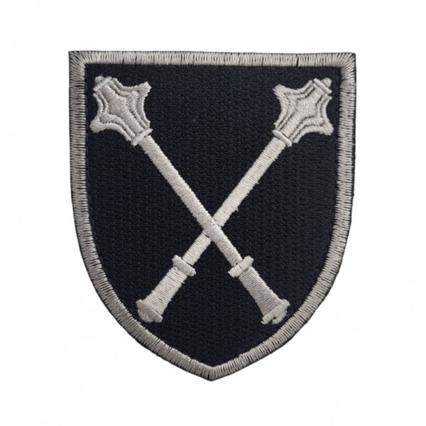 Шеврон Генеральний штаб ЗСУ Чорний (розмір 8х9.5 см) - 3593351