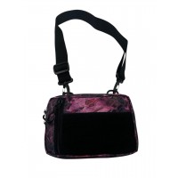 Сумка тактичная через плечо квадратная Бананка (размер 13.5х20.5 см) МК Розовая