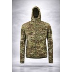 Кофта тактическая флисовая с капюшоном Fred Multicam Pancer