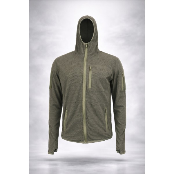 Кофта тактическая флисовая с капюшоном Fred Olive Pancer - 3593422