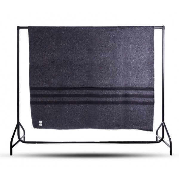 Ковдра-плед вовняна Jail Blanket W. Striper (195 x 150 см) Mil-Tec Німеччина Black - 3593533 Ковдра-плед вовняна Jail Blanket W. Striper (195 x 150 см) Mil-Tec Німеччина Black - 3593533