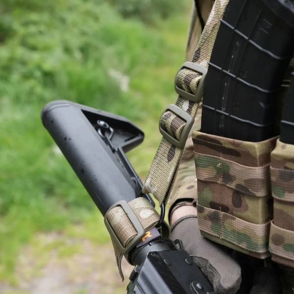 Ремінь збройовий 1/2-точковий Tyr Gen.II з додатковим кріпленням Ragnarog Мультикам - 3594256 Ремінь збройовий 1/2-точковий Tyr Gen.II з додатковим кріпленням Ragnarog Мультикам - 3594256