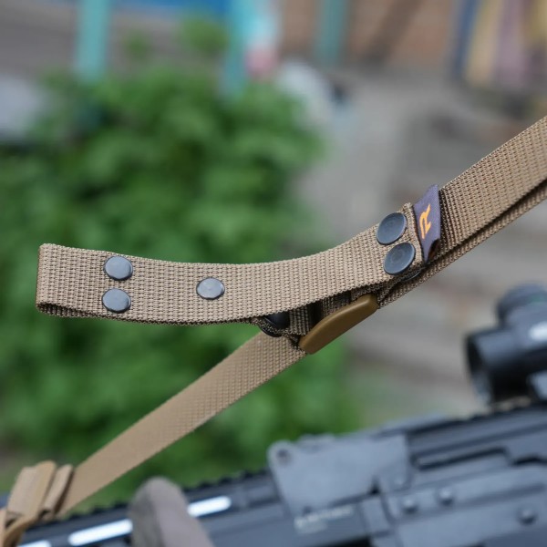 Ремінь збройовий 1/2-точковий Tyr Gen.II з додатковим кріпленням Ragnarog Койот - 3594257 Ремінь збройовий 1/2-точковий Tyr Gen.II з додатковим кріпленням Ragnarog Койот - 3594257