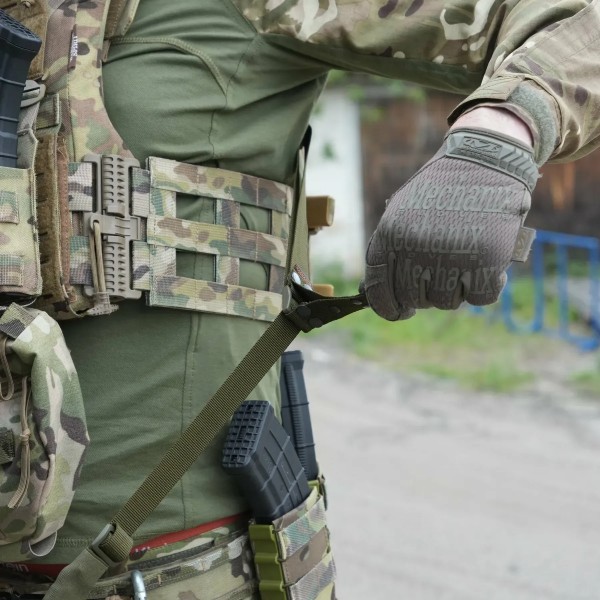 Ремінь збройовий 1/2-точковий Tyr Gen.II з додатковим кріпленням Ragnarog Олива - 3594258 Ремінь збройовий 1/2-точковий Tyr Gen.II з додатковим кріпленням Ragnarog Олива - 3594258