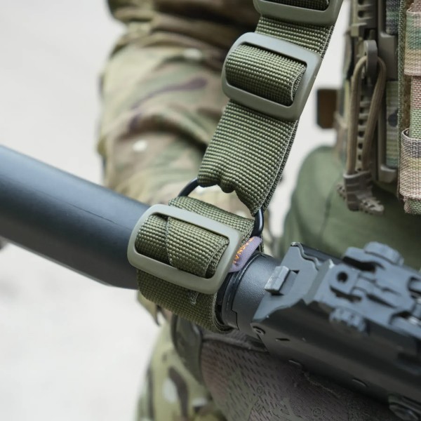 Ремінь збройовий 1/2-точковий Tyr Gen.II з додатковим кріпленням Ragnarog Олива - 3594258 Ремінь збройовий 1/2-точковий Tyr Gen.II з додатковим кріпленням Ragnarog Олива - 3594258
