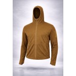 Кофта тактическая флисовая с капюшоном Grid Fleece Coyote Pancer