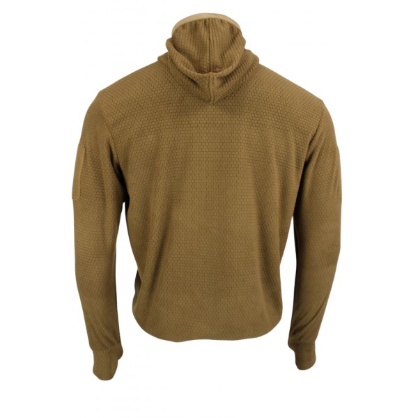 Кофта тактическая флисовая с капюшоном Grid Fleece Coyote Pancer - 3594270