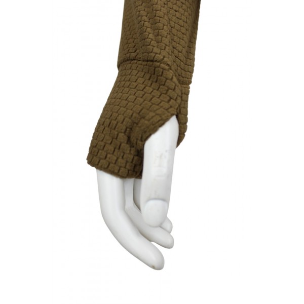 Кофта тактическая флисовая с капюшоном Grid Fleece Coyote Pancer - 3594270