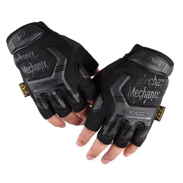 Перчатки тактические беспалые Mechanix M-Pact Черные - 3594271