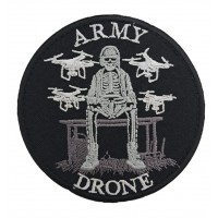 Шеврон Army drone размер 9*9 Черный