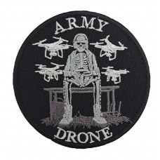 Шеврон Army drone размер 9*9 Черный
