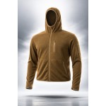 Кофта тактическая флисовая с капюшоном Fred Fleece Coyote Pancer