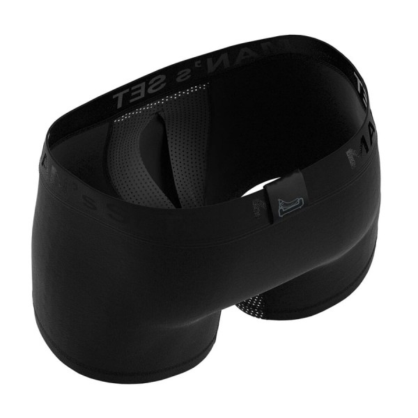 Мужские анатомические боксеры из хлопка с сеткой Anatomic Classic Light Black Series MAN's SET Черные - 3594646 Мужские анатомические боксеры из хлопка с сеткой Anatomic Classic Light Black Series MAN's SET Черные - 3594646