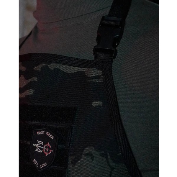 Фартук-гриль тактический Cordura 500D на системе Molli (710х780 мм) East Gear Черный мультикам - 3594700 Фартук-гриль тактический Cordura 500D на системе Molli (710х780 мм) East Gear Черный мультикам - 3594700