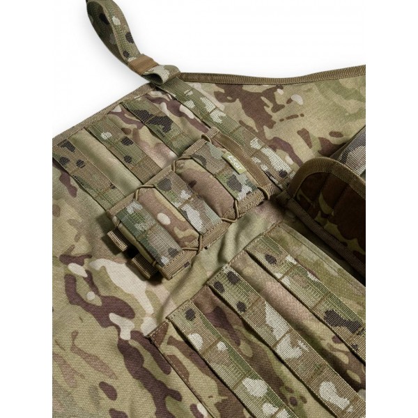 Фартук-гриль тактический Cordura 500D на системе Molli (710х780 мм) East Gear Мультикам - 3594701