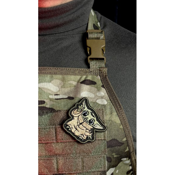 Фартук-гриль тактический Cordura 500D на системе Molli (710х780 мм) East Gear Мультикам - 3594701