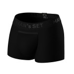 Мужские анатомические боксеры Anatomic Classic Black Series Micromodal ManSet Черные