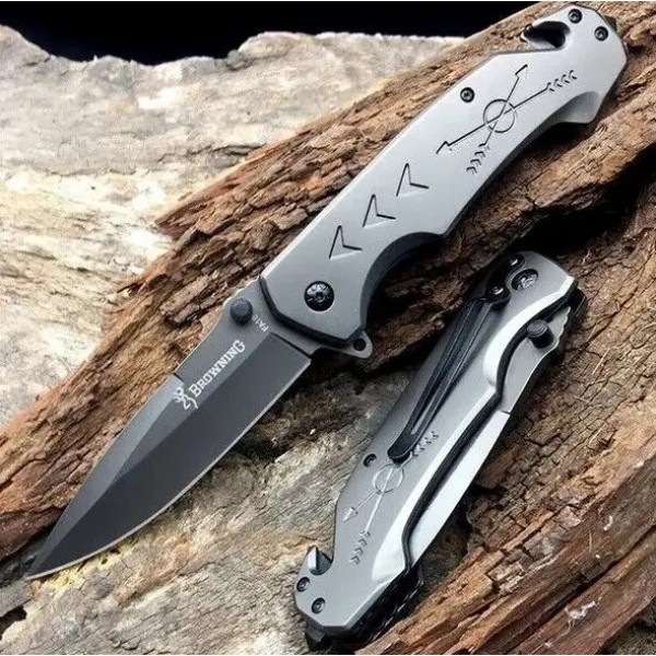 Нож складной Browning F38 Серый - 3595099 Нож складной Browning F38 Серый - 3595099