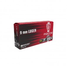 Патрон спортивний Fiocchi кал. 9x19mm Luger FMJ 124gr