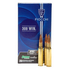 Патрон охотничий нарезной Fiocchi кал. .308 Win EXACTA HPBT 175gm